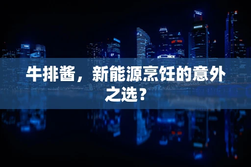 牛排酱，新能源烹饪的意外之选？