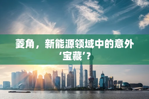 菱角，新能源领域中的意外‘宝藏’？