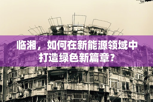 临湘，如何在新能源领域中打造绿色新篇章？