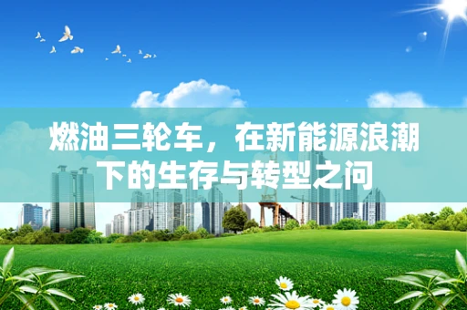 燃油三轮车，在新能源浪潮下的生存与转型之问