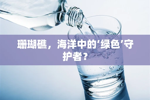 珊瑚礁，海洋中的‘绿色’守护者？