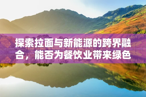 探索拉面与新能源的跨界融合，能否为餐饮业带来绿色革命？