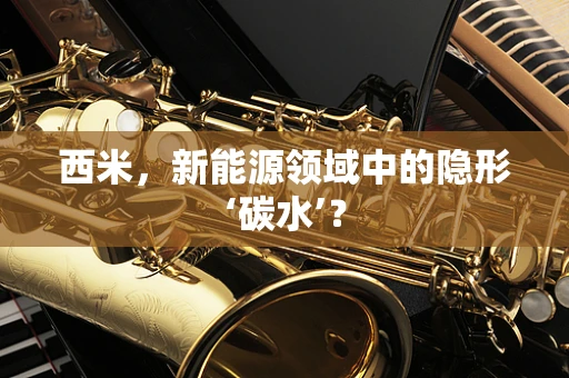 西米，新能源领域中的隐形‘碳水’？
