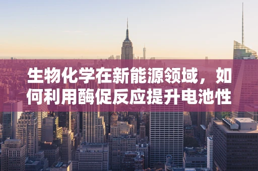 生物化学在新能源领域，如何利用酶促反应提升电池性能？