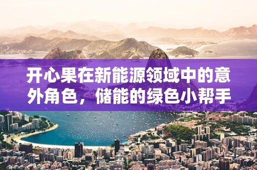 开心果在新能源领域中的意外角色，储能的绿色小帮手？