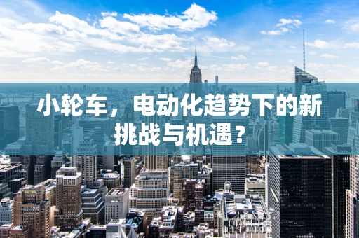 小轮车，电动化趋势下的新挑战与机遇？