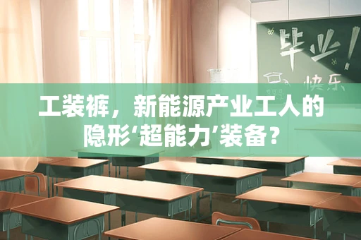工装裤，新能源产业工人的隐形‘超能力’装备？