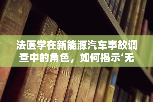 法医学在新能源汽车事故调查中的角色，如何揭示‘无形伤害’？
