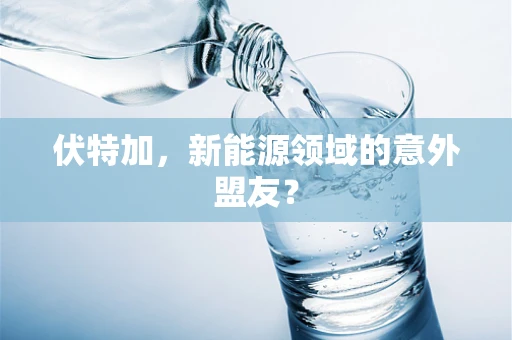 伏特加，新能源领域的意外盟友？