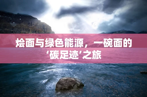 烩面与绿色能源，一碗面的‘碳足迹’之旅