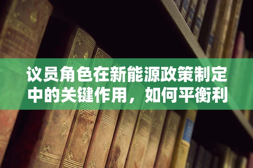 议员角色在新能源政策制定中的关键作用，如何平衡利益与未来？