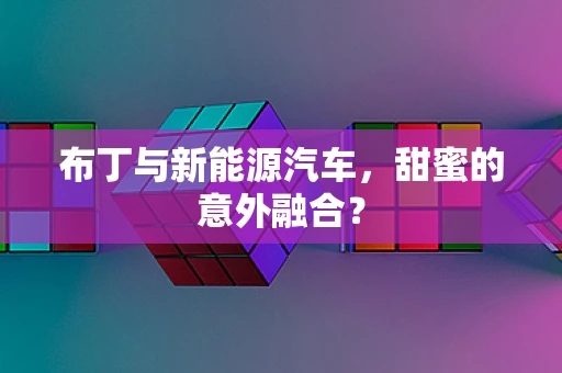 布丁与新能源汽车，甜蜜的意外融合？