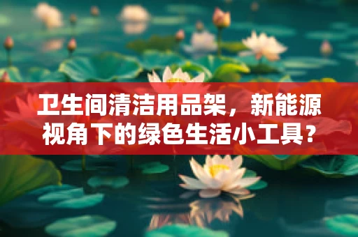 卫生间清洁用品架，新能源视角下的绿色生活小工具？