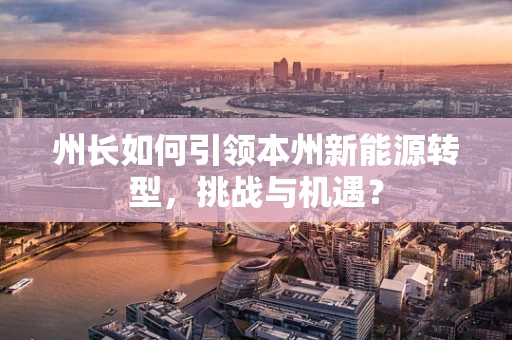 州长如何引领本州新能源转型，挑战与机遇？
