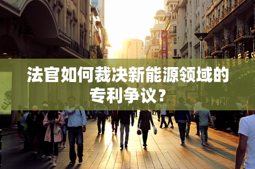 法官如何裁决新能源领域的专利争议？