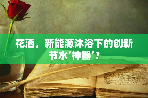 花洒，新能源沐浴下的创新节水‘神器’？