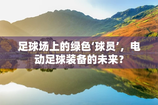 足球场上的绿色‘球员’，电动足球装备的未来？