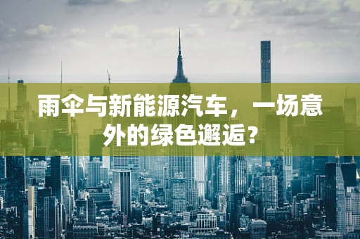 雨伞与新能源汽车，一场意外的绿色邂逅？
