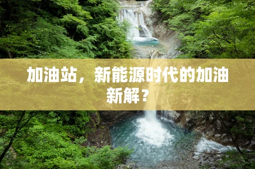 加油站，新能源时代的加油新解？