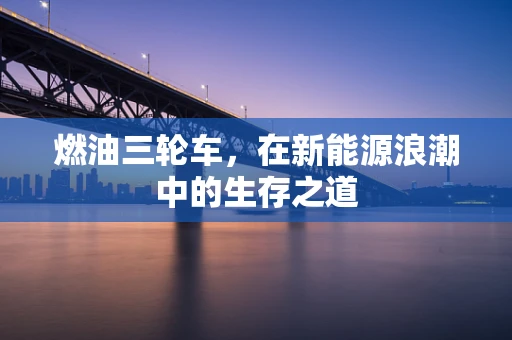 燃油三轮车，在新能源浪潮中的生存之道