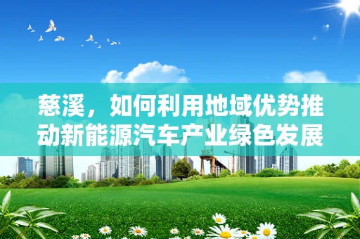 慈溪，如何利用地域优势推动新能源汽车产业绿色发展？