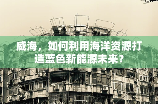 威海，如何利用海洋资源打造蓝色新能源未来？