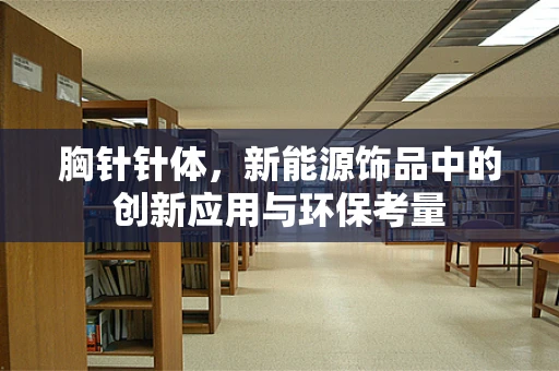胸针针体，新能源饰品中的创新应用与环保考量