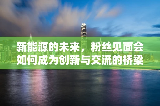 新能源的未来，粉丝见面会如何成为创新与交流的桥梁？
