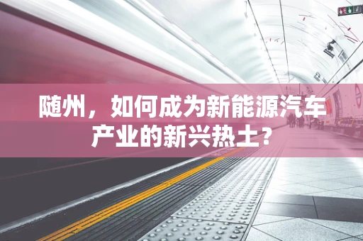 随州，如何成为新能源汽车产业的新兴热土？