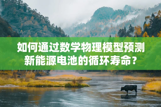 如何通过数学物理模型预测新能源电池的循环寿命？