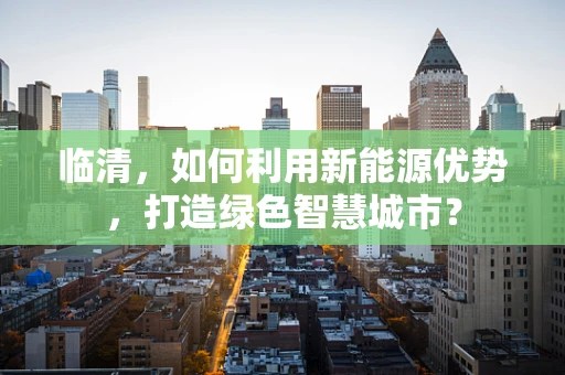 临清，如何利用新能源优势，打造绿色智慧城市？