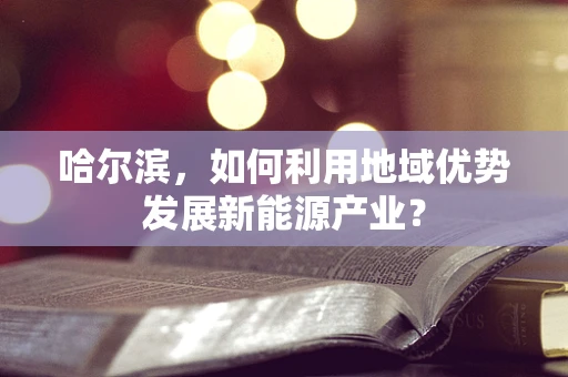 哈尔滨，如何利用地域优势发展新能源产业？