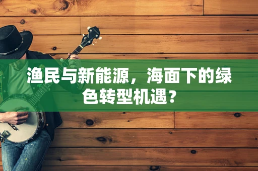 渔民与新能源，海面下的绿色转型机遇？