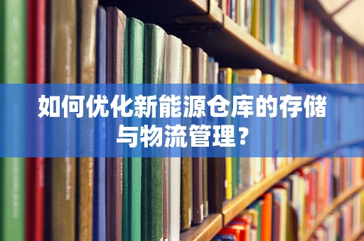 如何优化新能源仓库的存储与物流管理？