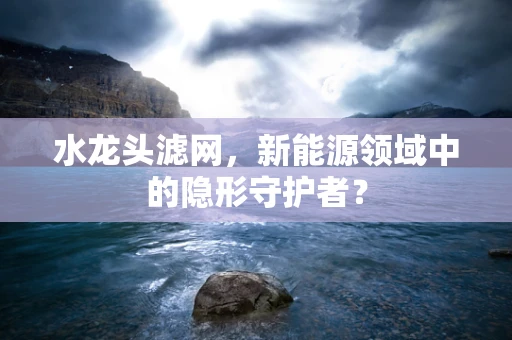水龙头滤网，新能源领域中的隐形守护者？