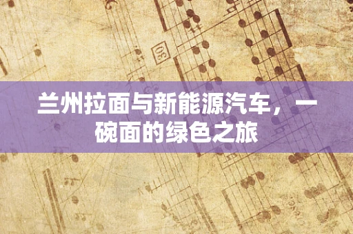 兰州拉面与新能源汽车，一碗面的绿色之旅