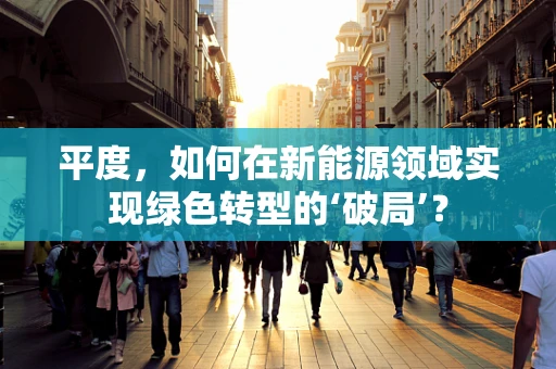 平度，如何在新能源领域实现绿色转型的‘破局’？