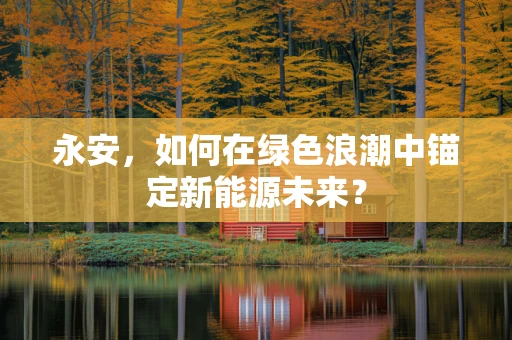 永安，如何在绿色浪潮中锚定新能源未来？