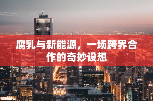 腐乳与新能源，一场跨界合作的奇妙设想