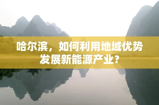 哈尔滨，如何利用地域优势发展新能源产业？