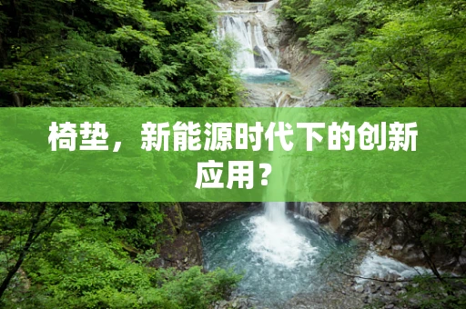 椅垫，新能源时代下的创新应用？