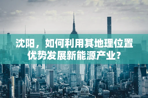 沈阳，如何利用其地理位置优势发展新能源产业？