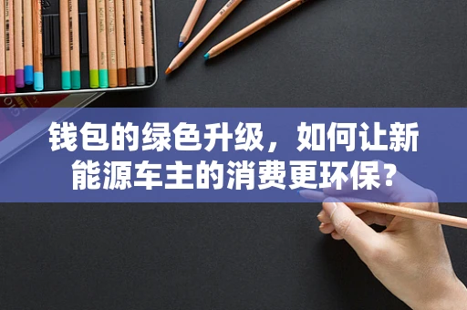 钱包的绿色升级，如何让新能源车主的消费更环保？