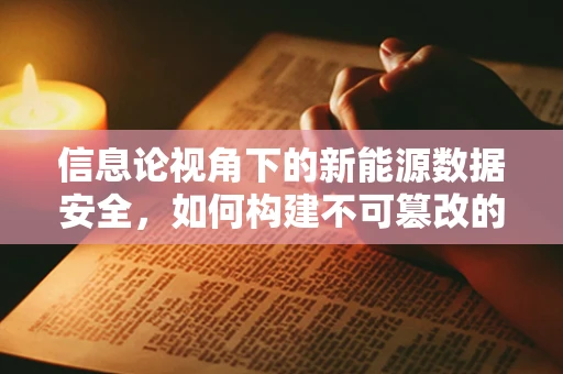 信息论视角下的新能源数据安全，如何构建不可篡改的能源传输护盾？