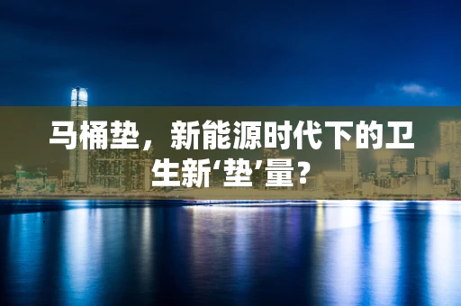 马桶垫，新能源时代下的卫生新‘垫’量？
