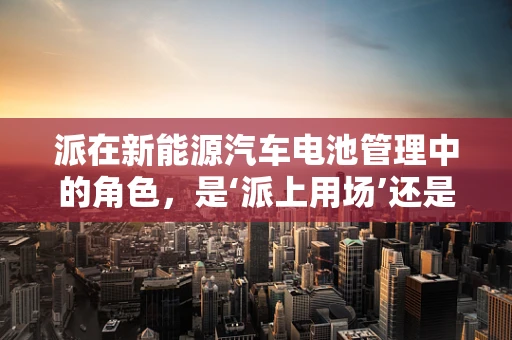 派在新能源汽车电池管理中的角色，是‘派上用场’还是‘派生新解’？