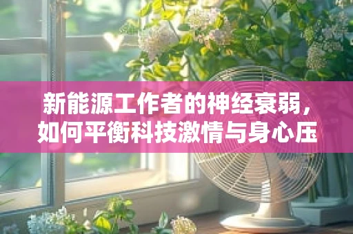 新能源工作者的神经衰弱，如何平衡科技激情与身心压力？
