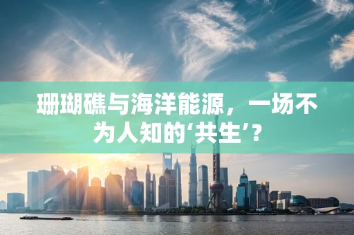 珊瑚礁与海洋能源，一场不为人知的‘共生’？