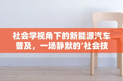 社会学视角下的新能源汽车普及，一场静默的‘社会技术’变革？