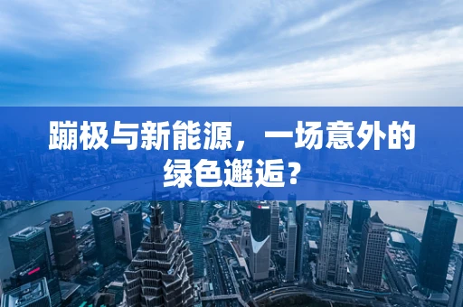 蹦极与新能源，一场意外的绿色邂逅？
